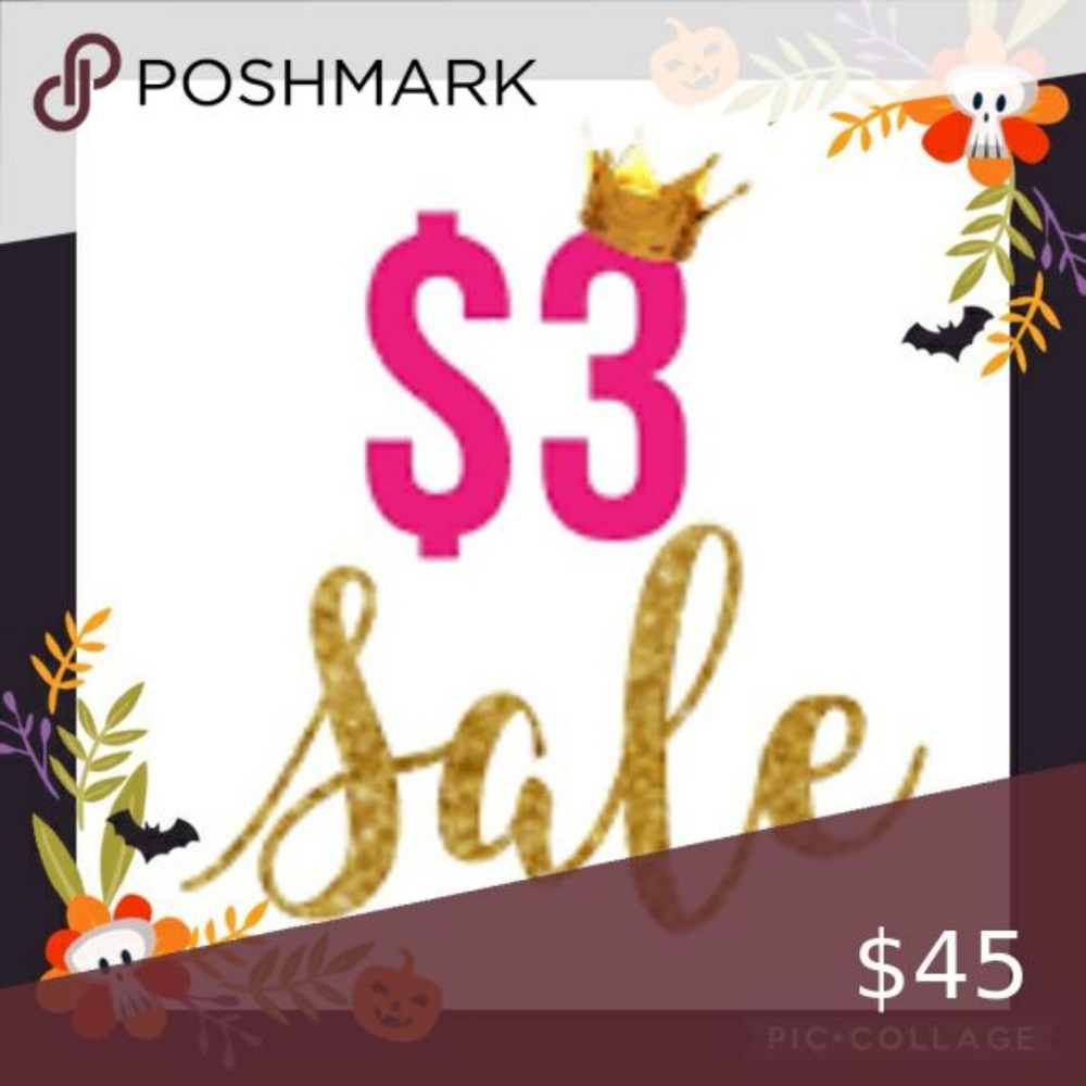 $3 Deals- Closet Clean out! Must Bundle For Deal!